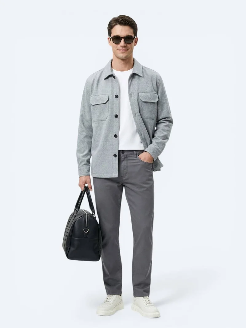 Kip Grey Overshirt