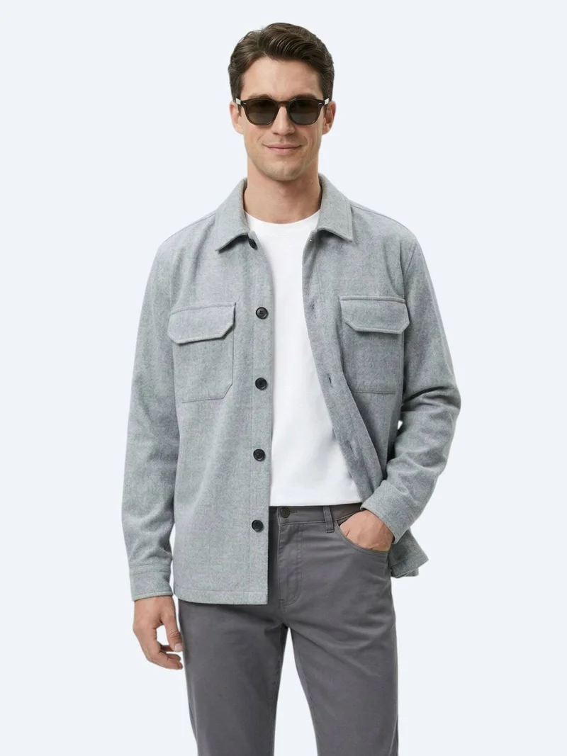 Kip Grey Overshirt