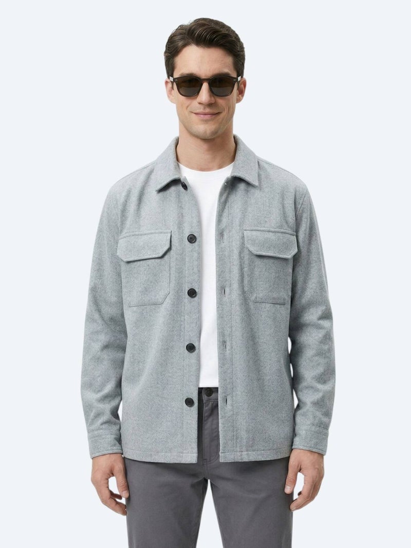 Kip Grey Overshirt - Image 4
