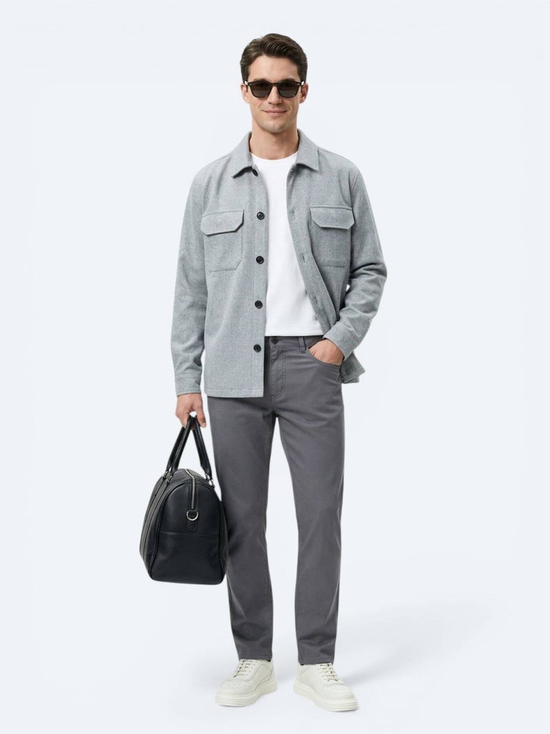 Kip Grey Overshirt - Image 2
