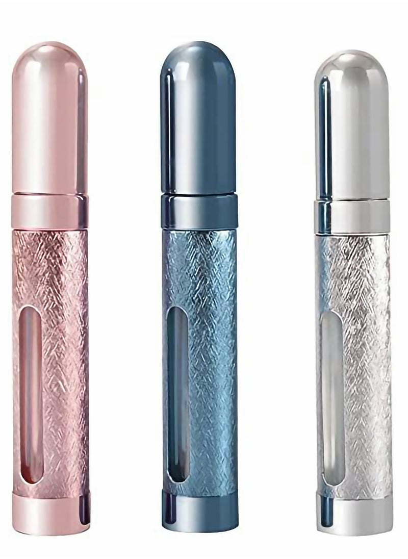 Excefore Empty Spray Bottle, 3 Pcs Portable Mini Refillable Perfume Atomizer Perfume Bottle Travel Size Bottle, Scent Pump Case, Perfume Fragrance Empty Spray Bottle for Traveling and Outgoing 12ml  - Image 1