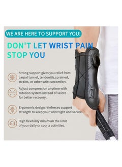 Y&D Wrist Brace For Carpal Tunnel Night Support with Splint Adjustable Hand brace Comfotable Braces Splints Supports for Sprained Tendonitis Right  - Image 4