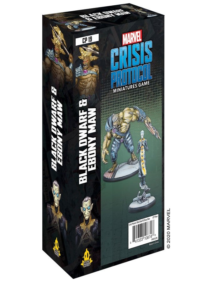 Atomic Mass Games Marvel: Crisis Protocol Black Dwarf and Ebony Maw CHARACTER PACK - Masters of Manipulation and Brute Force, Tabletop Superhero Game, Ages 14+, 2 Players, 90 Minute Playtime, Made by Atomic Mass Games - Image 1