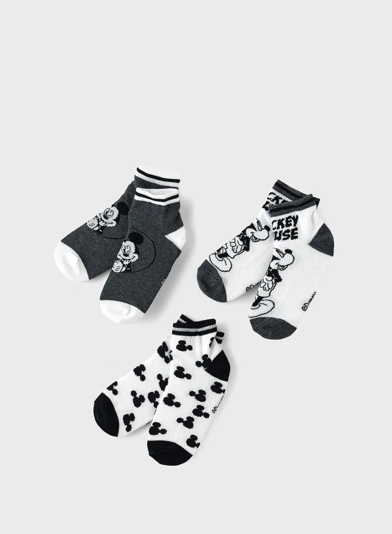 Urban Haul Kids Disney Mickey & Friends Ankle Socks