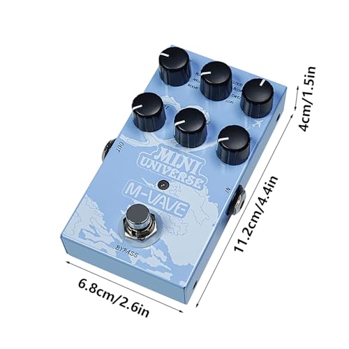 IOppWin Mini Universe Compact Digital Reverb Pedal with 9 Reverb Types, True Bypass & High-Performance DSP – Portable Ambient Effects for Guitar Players - Image 2