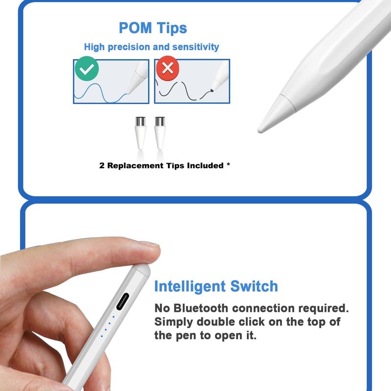 Printme Creative Stylus Pen for Touch Screens – Long Battery Life, Universal Compatibility for iPhone/iPad/Huawei and Other Tablets, for Drawing and Writing - Image 2