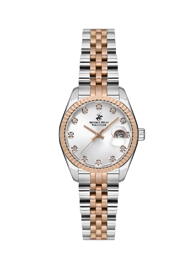 BEVERLY HILLS POLO CLUB Beverly Hills Polo Club Women's White Dial Analog Watch - BP3595X.530