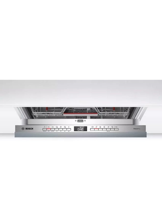 BOSCH BuiltIn Dishwasher 14 Place Settings Programs 6 10.3 L SMV4HMX65M Silver - Image 1