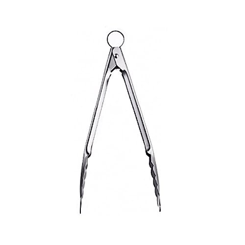 Cuisipro Stainless Steel Mini Tongs, 7" White - Image 1