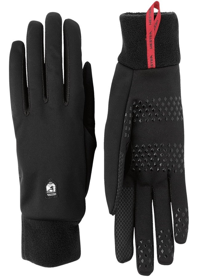 Hestra Windshield Liner | 5 Finger Liner for Skiing, Hiking, Snowboarding, Running & Everyday Use - Black - 9 - Image 1