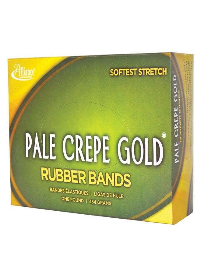 Alliance Rubber 21405 Pale Crepe Gold Rubber Bands Size #117B, 1 lb Box Contains Approx. 300 Bands (7" x 1/8", Golden Crepe) - Image 4