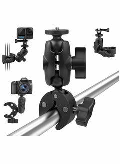 Y&D Camera Clamp for GoPr 10 Mount Double Ball Head Adapter 360 Degree Rotation Action  - Image 1