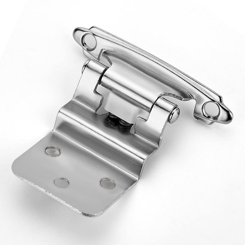 Ravinte 60 Packs 30 Pairs 38 Inset Satin Nickel Cabinet HingeSelf Closing Hinges for KitchenBathroomFurniture Cabinets DoorsDecorative Cabinet Hardware Kitchen Cabinet Hinge with Door Bumper