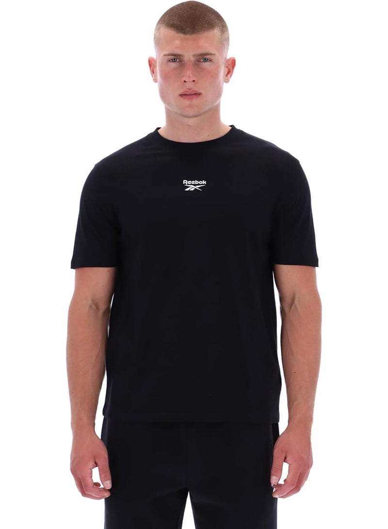 Reebok Mitcham Frnt Bk Logo Crew Neck Ss Tee - Image 1