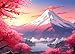 CHengQiSM 1000 Piece Puzzle for Adults Iceberg Sakura Jigsaw Puzzles 1000 Pieces Cherry Blossom Puzzles for Adults 1000 Pieces Mount Fuji Oil Painting Pieces Jigsaw Puzzles for Teens Seniors Brain Teaser - Image 2