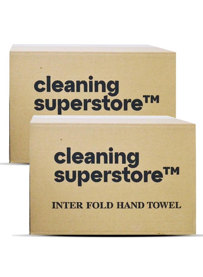 كلينينج سوبر ستور مناديل ورقية لليد إنترفولد - 150 ورقة، عبوة من 20 علبة من قطعتين - Image 5