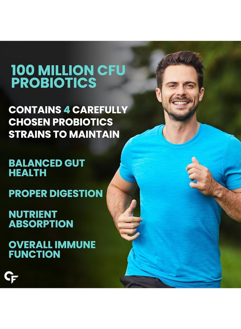 CARBAMIDE FORTE Multivitamin Tablet With Probiotics For Immunity And Energy 120 Veg Multivitamin Tablets - Image 3