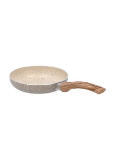 ALBERTO NON STICK FRYPAN W/SOFT HANDLE CREAM COLOR DIA:14CM  - Image 3