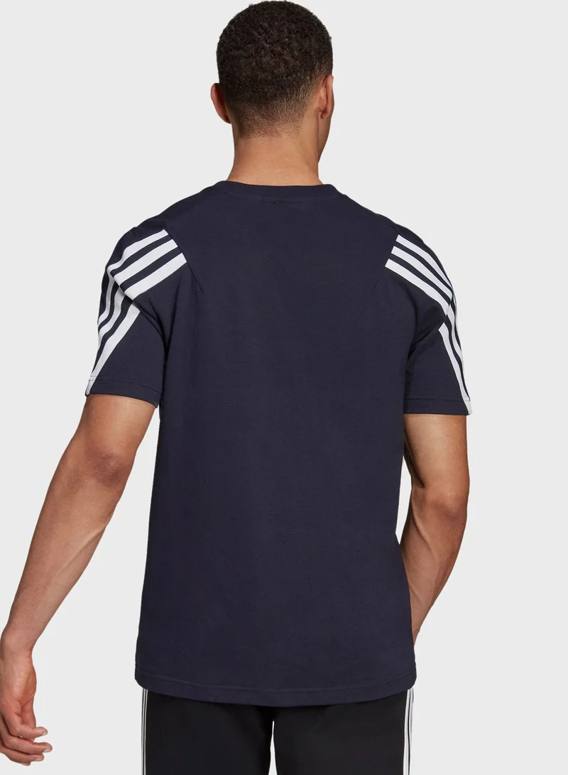 Adidas 3 Stripe Future Icon T-Shirt