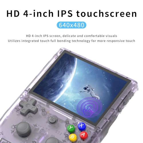 Aivuidbs RG405V Retro Handheld Game, Android 12 Built-in 128G TF Card 3172 Games,4 inch IPS Touch Screen with Game Front-end,RG405V Supports 5G WiFi Bluetooth 5.0 More Than 20 formats of Games - Image 3