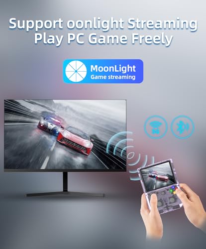 Aivuidbs RG405V Retro Handheld Game, Android 12 Built-in 128G TF Card 3172 Games,4 inch IPS Touch Screen with Game Front-end,RG405V Supports 5G WiFi Bluetooth 5.0 More Than 20 formats of Games - Image 5