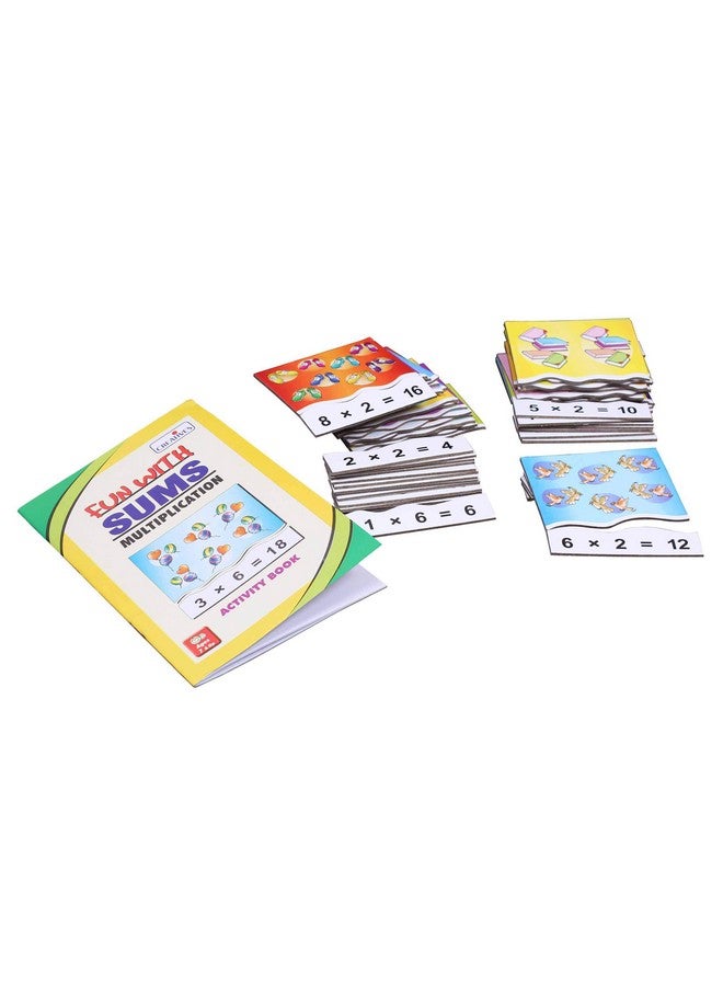 Creative's Fun with Sums Multiplication | Educational Math Practice Kit | 30 Sets of Multiplication Picture Puzzles for Boys & Girls Ages 7 and Up - Image 2