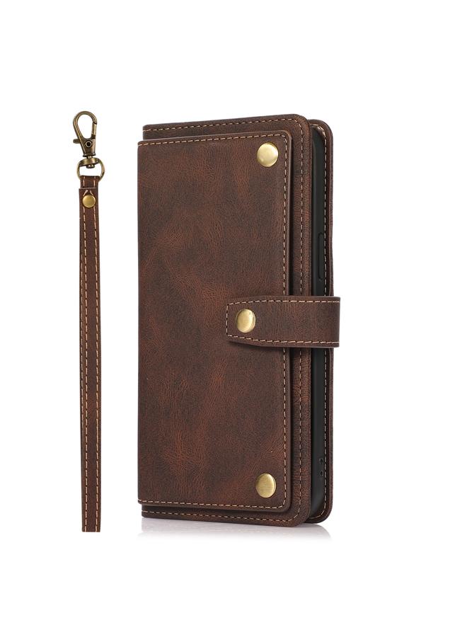 Zaboon Case For iPhone 13 Pro Max PU + TPU Horizontal Flip Leather Case with Holder & Card Slot & Wallet & Lanyard - Image 2