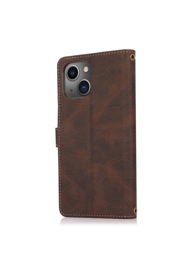 Zaboon Case For iPhone 13 Pro Max PU + TPU Horizontal Flip Leather Case with Holder & Card Slot & Wallet & Lanyard - Image 3