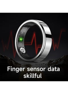 Generic RS09 Smart Ring Bracelet Multifunctional Technology For Men And Women Waterproof Sleep Monitoring Heart Rate Gesture Photo Brush Shake-Color:Bright Gold No. 9 (inner Diameter 19mm)  - Image 2