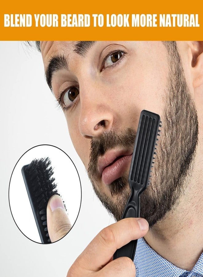 VISHARNI Beard Filler Pen for Men with Micro-Fork Tip & Brush – Waterproof, Sweatproof Beard Pencil for Patchy Beard, Mustache & Hairline, Natural Long-Lasting Finish - Image 4