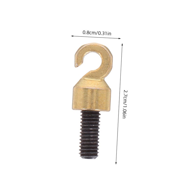 Vintage Grandfather Clock Weight Shell Hook Nut Retro Repair Parts - Image 3
