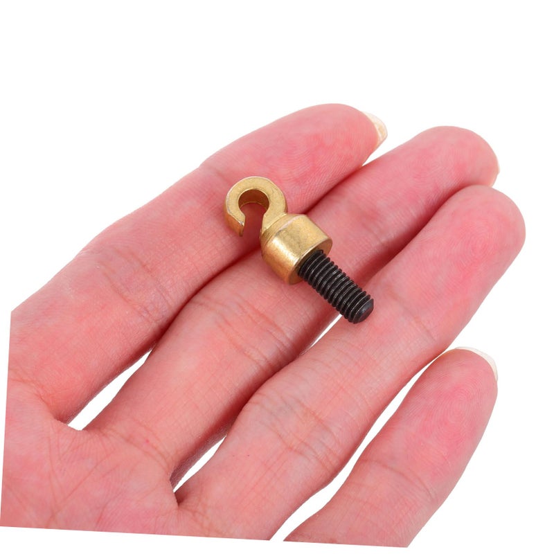 Vintage Grandfather Clock Weight Shell Hook Nut Retro Repair Parts - Image 5