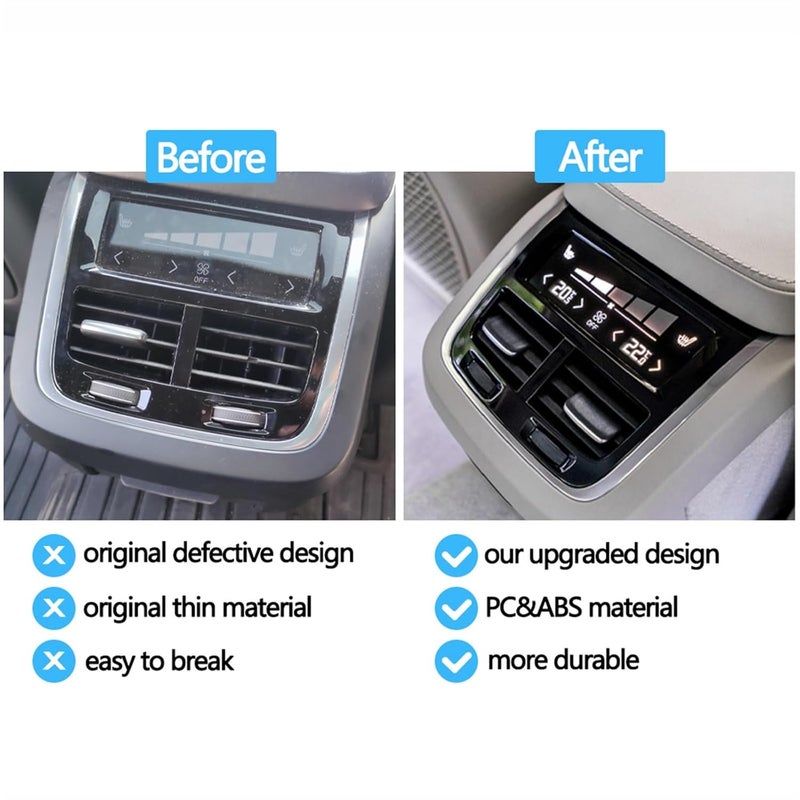 DEMULAX Car Rear AC Vent Clip Repair Kit for Volvo - Image 4