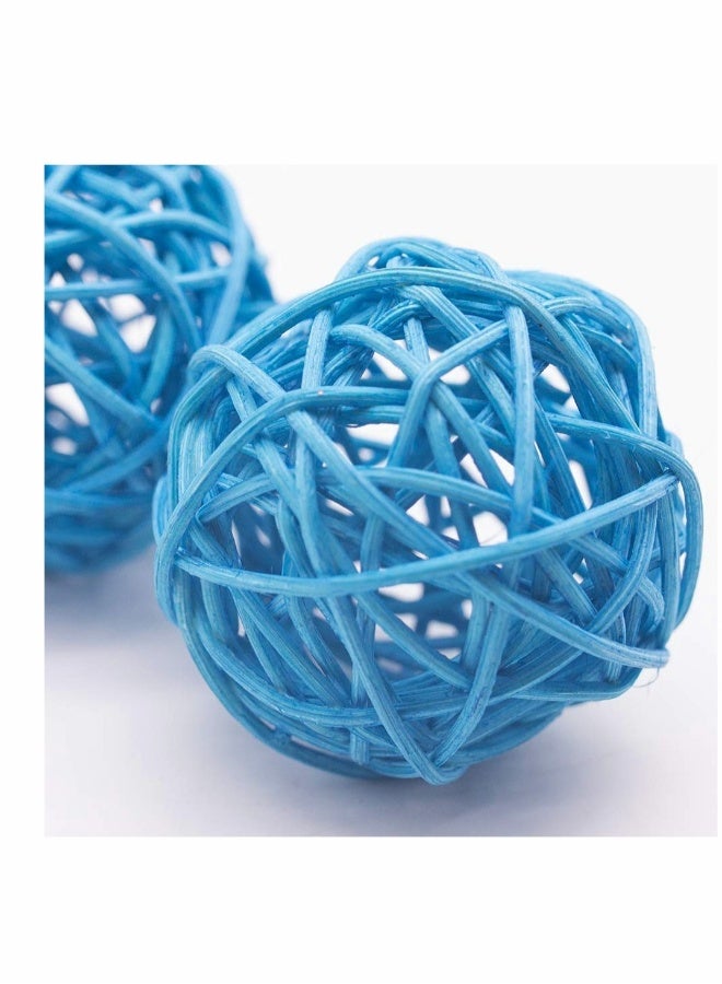 24 قطعة كرات زخرفية كبيرة من الروطان لتزيين الأوعية وملء المزهريات - لمسة مثالية لديكور المنزل (2 بوصة) - Image 2