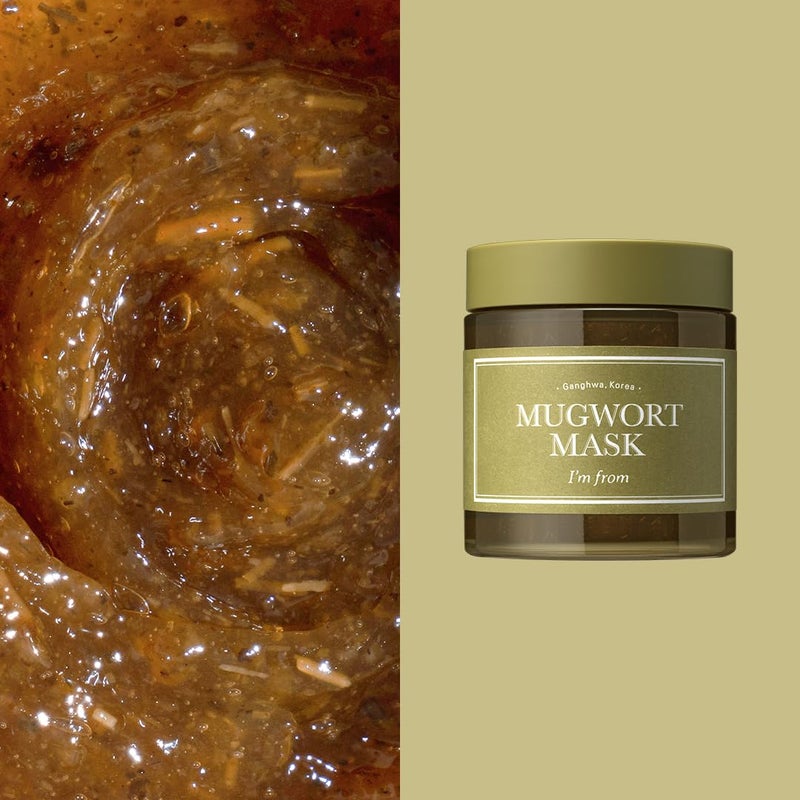 I'M FROM [I'M FROM] Mugwort Mask 3.88 fl oz | Natural Herb, Tea tree, Wash-off, Cooling and fast Soothing Breakouts, for Sensitive skin - Image 2