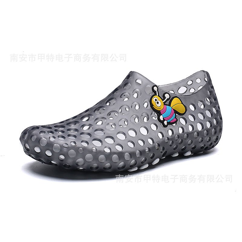 New Large Children'S Sandals Hollow Breathable Lightweight Slip-On Sandals Hole Shoes Outdoor Beach Shoes Children'S Shoes - Image 1