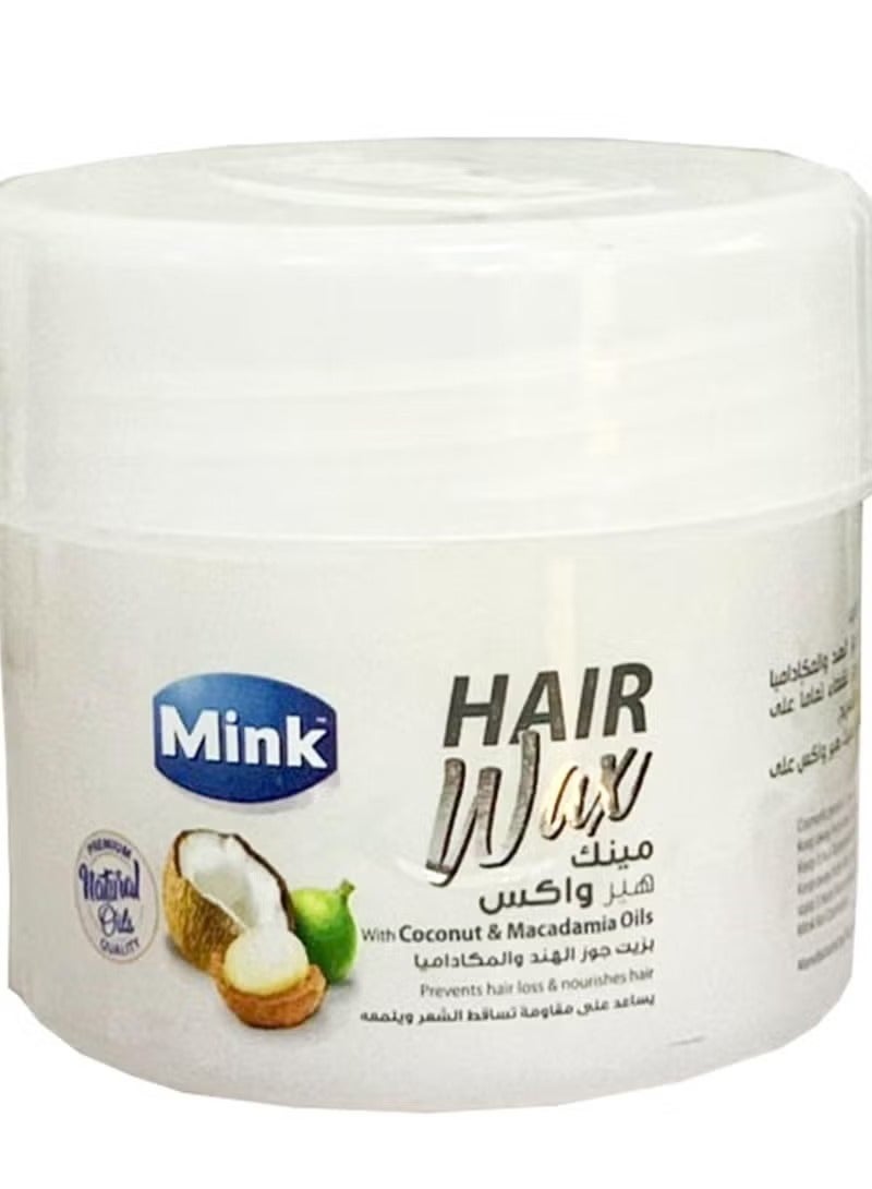 Mink Hair Wax With Coconut, Macadamia Oil- 150 Ml
