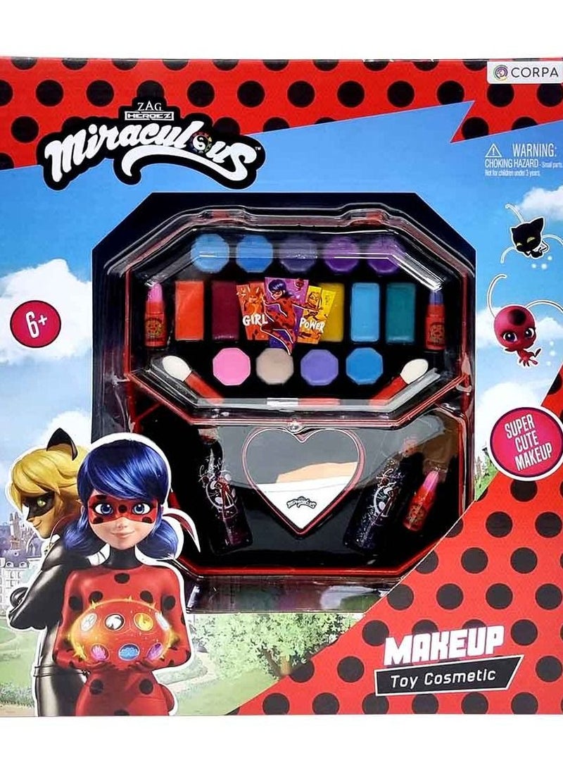 Miraculous 2 Decks Big Octagonal Cosmetic Case 