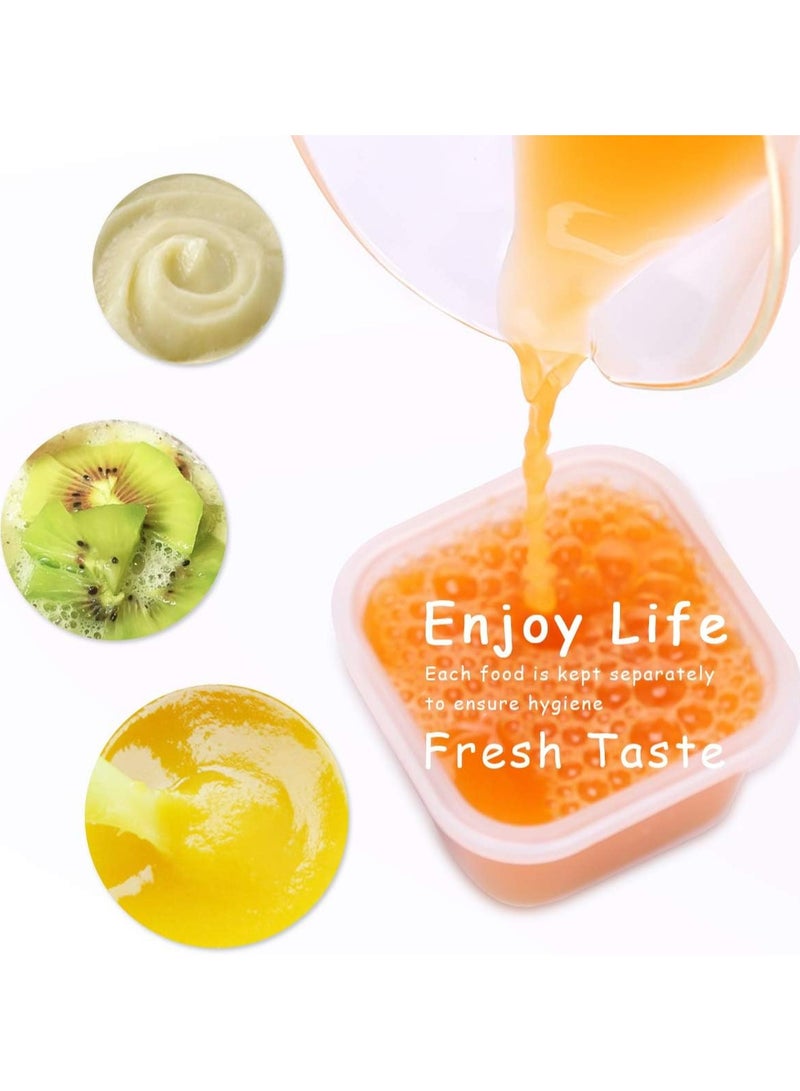 Oasisgalore BPA-Free Baby Food Storage Containers | 4 x 120 ml, Leak-Proof & Microwave Safe - Image 2