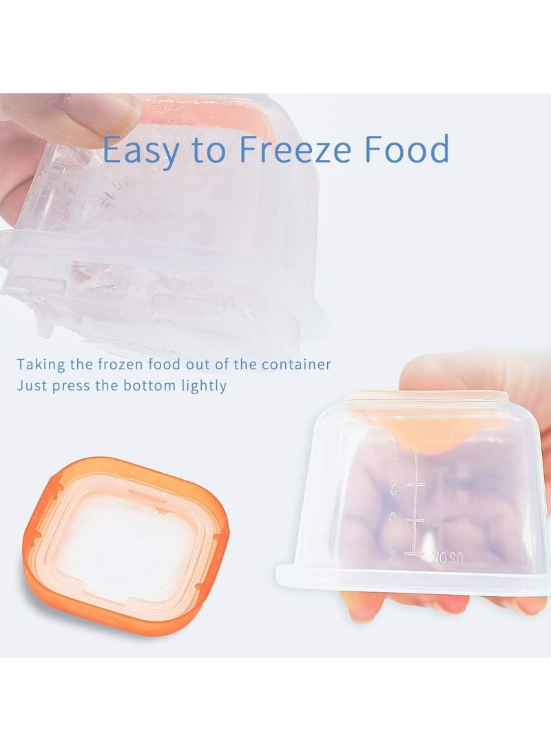 Oasisgalore BPA-Free Baby Food Storage Containers | 4 x 120 ml, Leak-Proof & Microwave Safe - Image 4