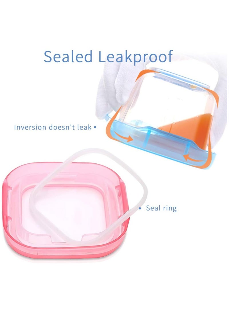 Oasisgalore BPA-Free Baby Food Storage Containers | 4 x 120 ml, Leak-Proof & Microwave Safe - Image 5