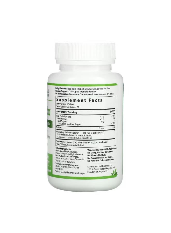 Hyperbiotics PRO Bifido Probiotic Support for Ages 50 60 Time Release Tablets - Image 2