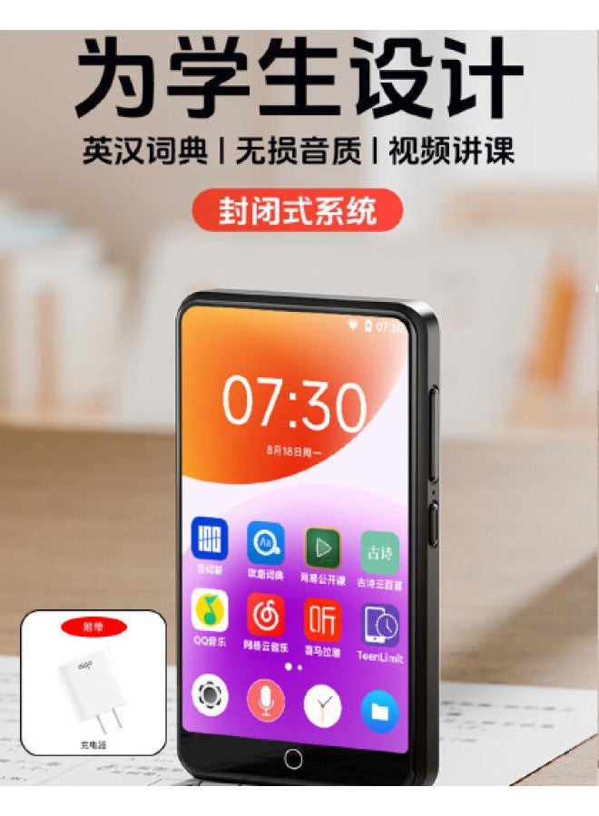 aigo مشغل Mp4 مع وصول إنترنت واي فاي، مشغل موسيقى، يدعم فيديو بلوتوث وكتاب إلكتروني - Image 1