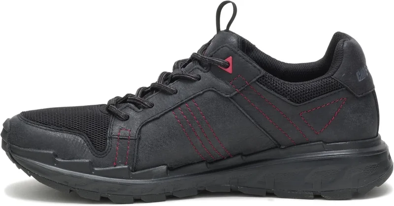 Caterpillar CAT-STRATIFY LOW Black Mesh Trainers for Men