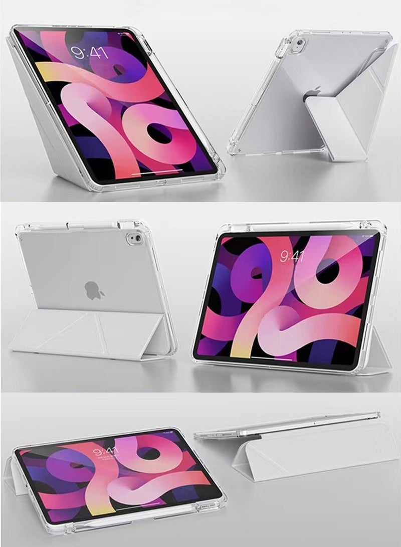 iPad Air 6th Gen 11-inch M2 (2024) iPad Air4/Air5 10.9-inch (2020/2022) Gen Case with Pen Holder, iPad Air 6th Gen Clear Case, iPad Air 6th Gen Acrylic Case, Auto Wake/Sleep - Image 4