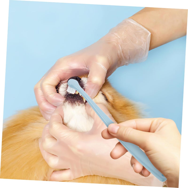 Soft Bristle Pet Toothbrush For Dogs And Cats With Comfortable Grip Handle Dental Care Kit - Image 5