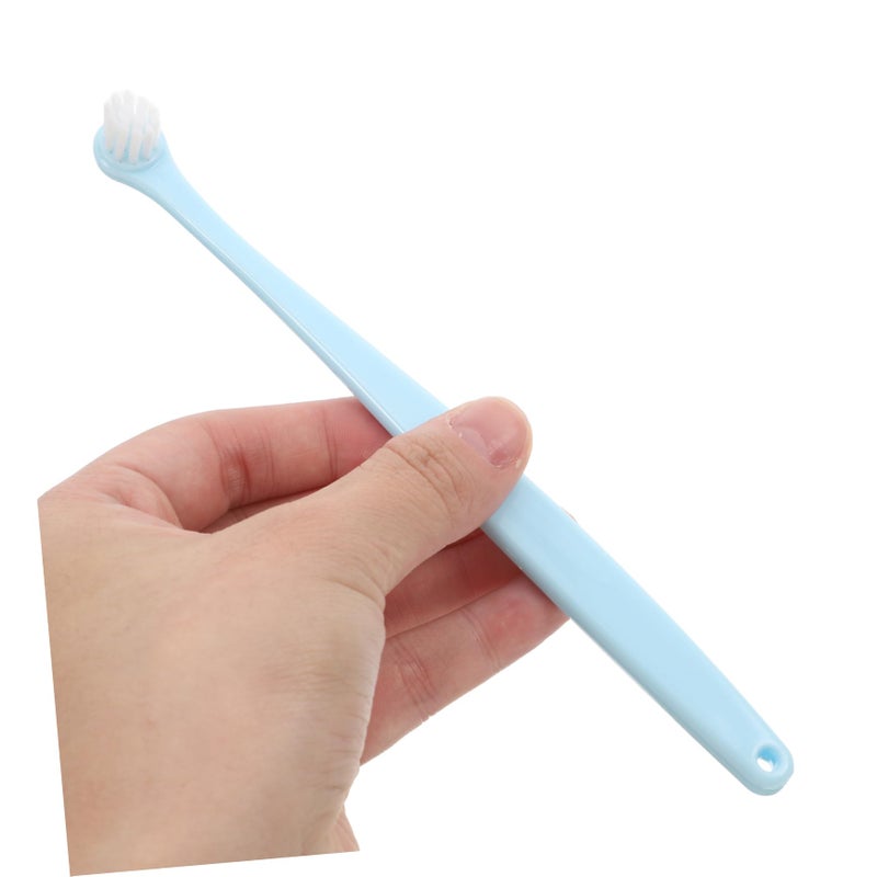 Soft Bristle Pet Toothbrush For Dogs And Cats With Comfortable Grip Handle Dental Care Kit - Image 3