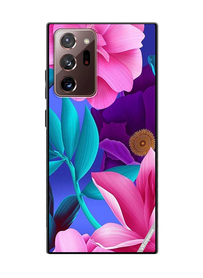 VR CREATIVE Protective Case Cover For Samsung Galaxy Note20 Ultra 5G Flower Design Multicolour - Image 1