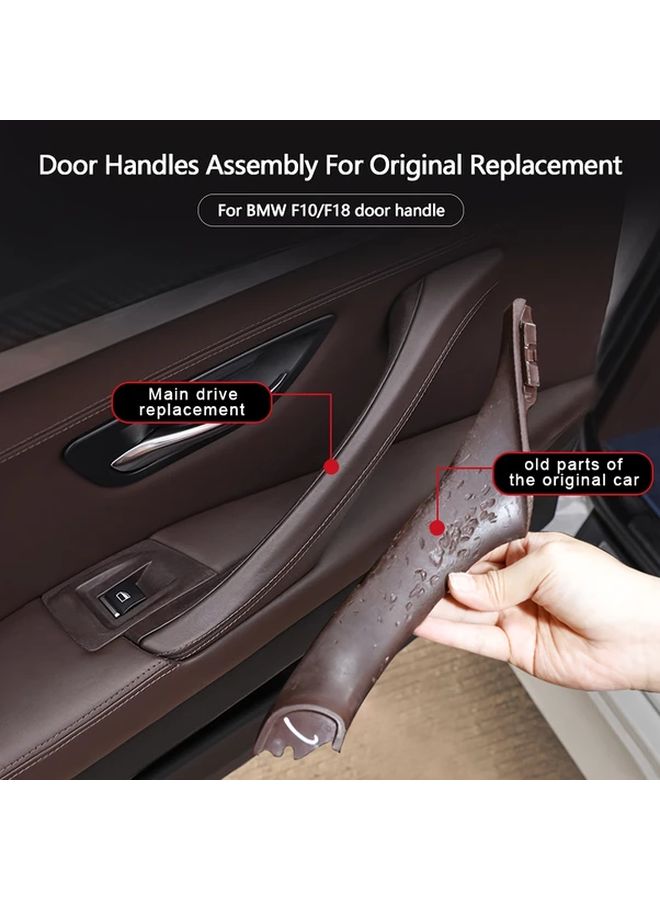 Right Inner Cover Black For Passenger Door Handle Panel 2010 2017 - Image 5