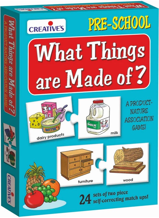 Creative's Creative’s What Things Are Made of |An Association Game to Introduce Children to the Sources (Origin) of Products That We Use in Our Daily Lives |General Knowledge & Problem Solving Skills|Ages 4 & Up  - Image 1